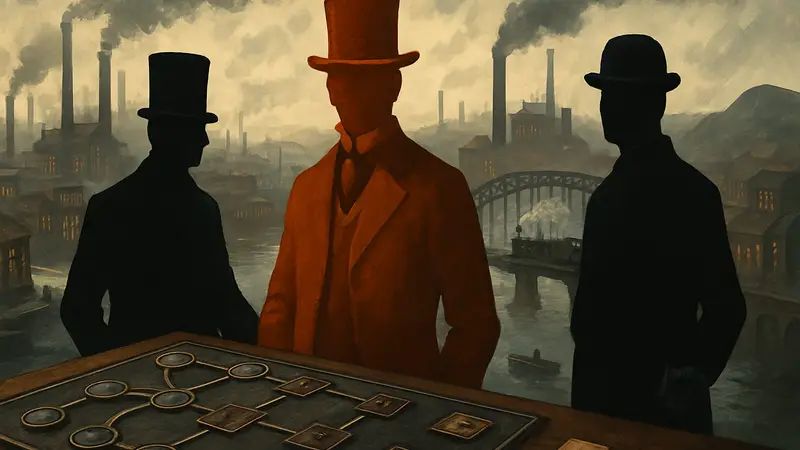 Тизер-трейлер настольной игры Brass Питтсбург, промышленные магнаты 19 века, элементы игры