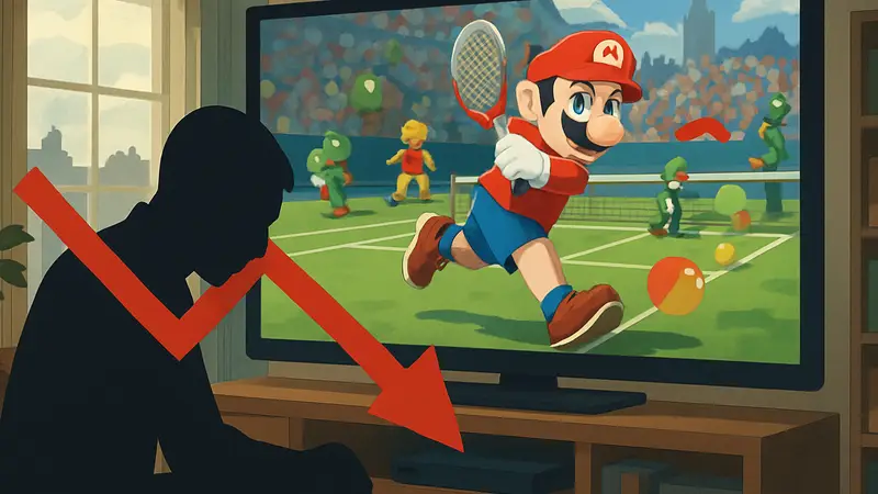 Продажи Mario Tennis Fever падают в Великобритании