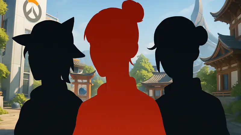 Сравнение внешности героинь Overwatch Anran, Kiriko и Juno, синдром одинаковых лиц