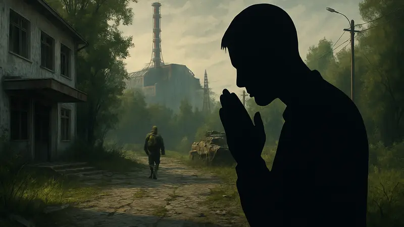 Скриншот игры Chernobylite 2, на фоне которого разработчики признают ошибки раннего доступа