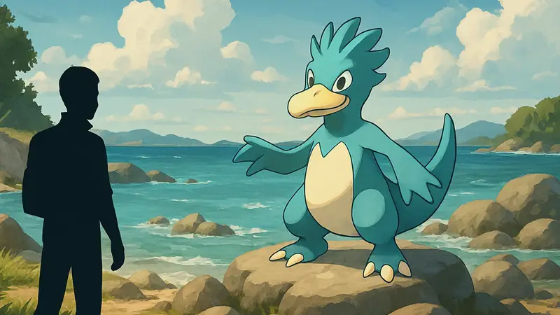 Новый эволюционный вариант покемона Psyduck из Pokemon Winds and Waves