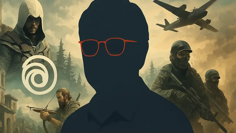Портрет Клода Гиймо, сооснователя Ubisoft, в память о его вкладе в игровую индустрию