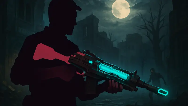 Игрок Black Ops 7 Zombies держит улучшенную винтовку M34 Novaline.