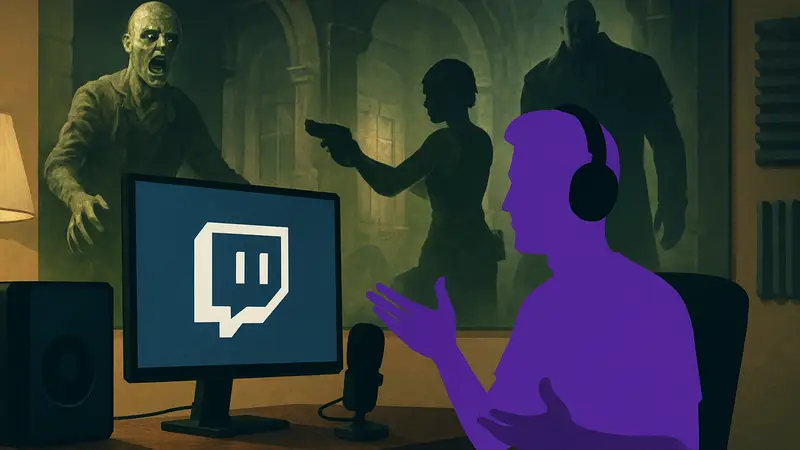 Стример CaseOh выражает свое мнение о франшизе Resident Evil на Twitch.