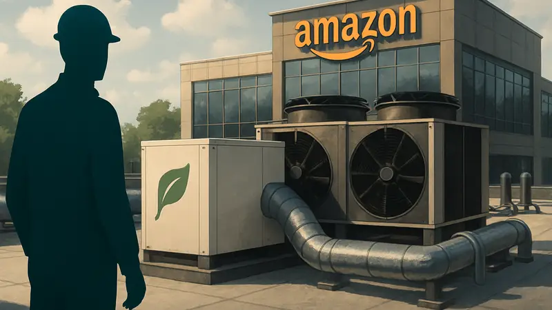 Инновационная система HVAC для зданий Amazon, сокращающая энергопотребление
