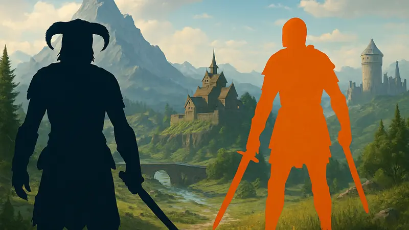 Игры: Сравнение открытых миров Skyrim с другими крупными RPG.