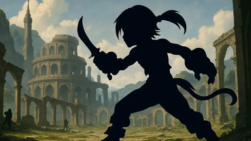 Зидан из Final Fantasy IX в боевой позе в трейлере Dissidia Duellum Final Fantasy.