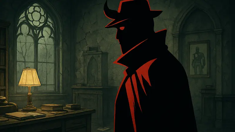 Дэмиен Даркблад, персонаж сериала "Неуязвимый", иллюстрация из 4 сезона.