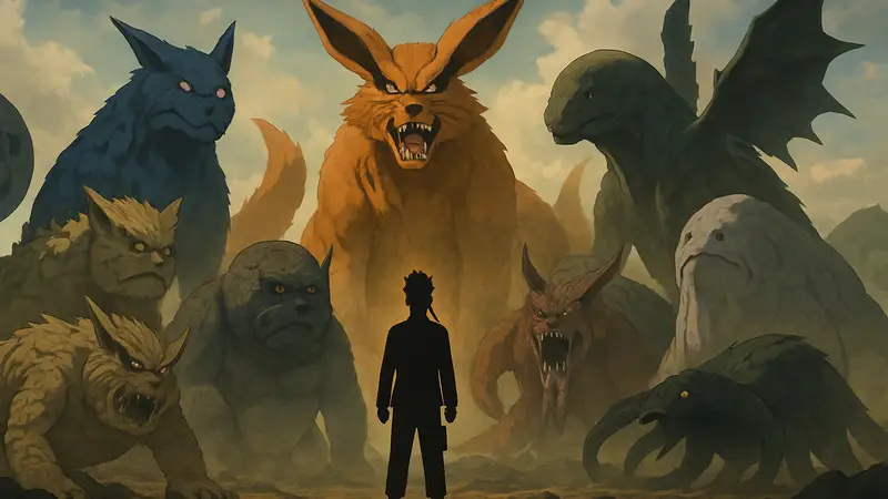 Изображения Хвостатых Зверей из аниме и манги Наруто, гайд по силам