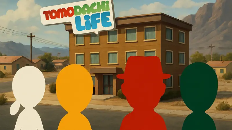 Персонажи Mii из Tomodachi Life, изображающие актеров «Во все тяжкие»