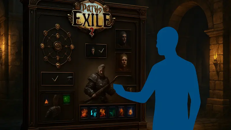 Интерфейс Path of Exile 2 с новой функцией управления билдами.