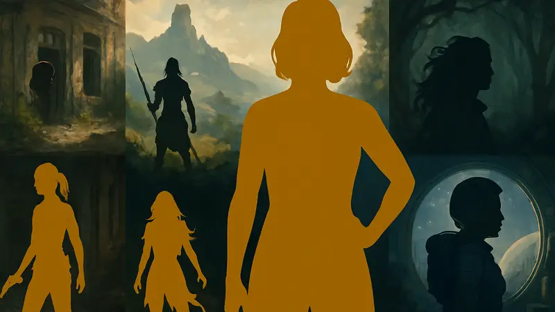 Обложка бандла Humble Heroines на платформе Steam с играми