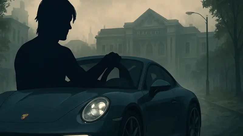 Леон Кеннеди из Resident Evil за рулем спорткара Porsche в необычной рекламе игры