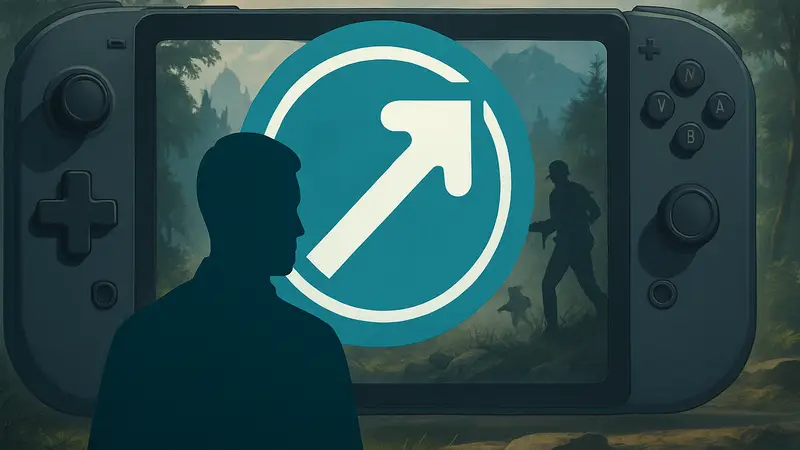 Логотип ИРИ на фоне игровой консоли