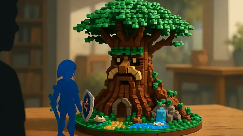 Набор LEGO «Великое Дерево Деку» по игре The Legend of Zelda, который скоро снимут с производства.