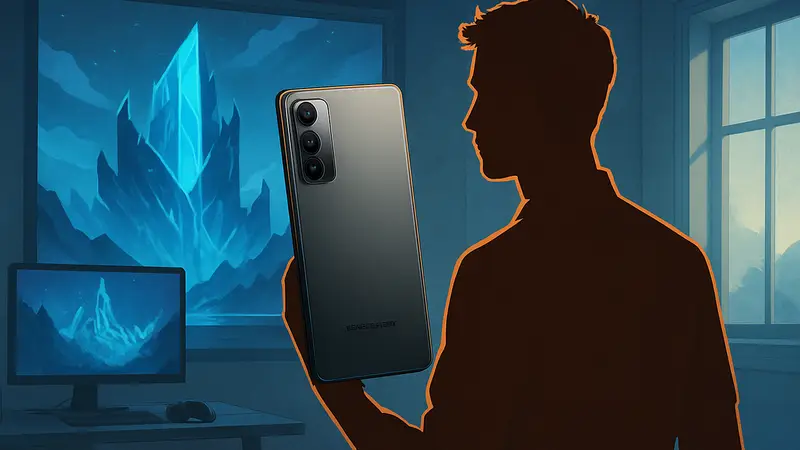 Изображение обновленного игрового смартфона REDMAGIC 11 Air в новом дизайне, демонстрирующем его эстетику