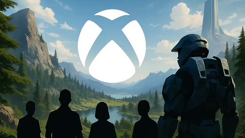 Новый логотип Xbox в 4K разрешении, подходящий для фона на Series X|S.