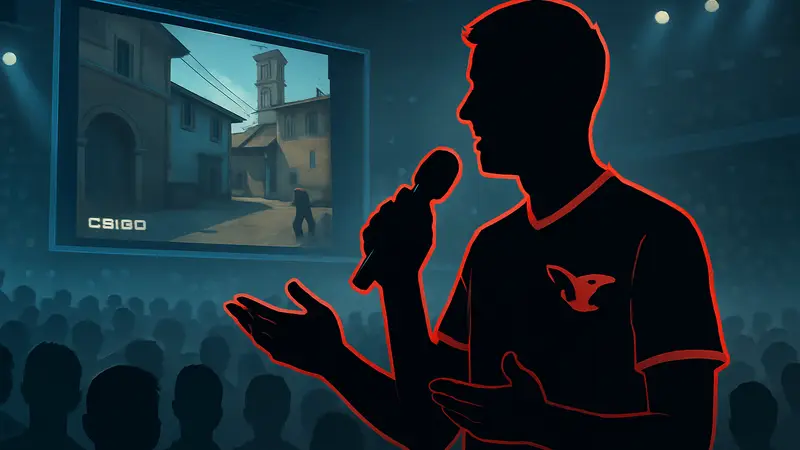 Киберспортсмен torzsi из MOUZ на сцене, рассказывает об отношении фанатов и критике после матча.