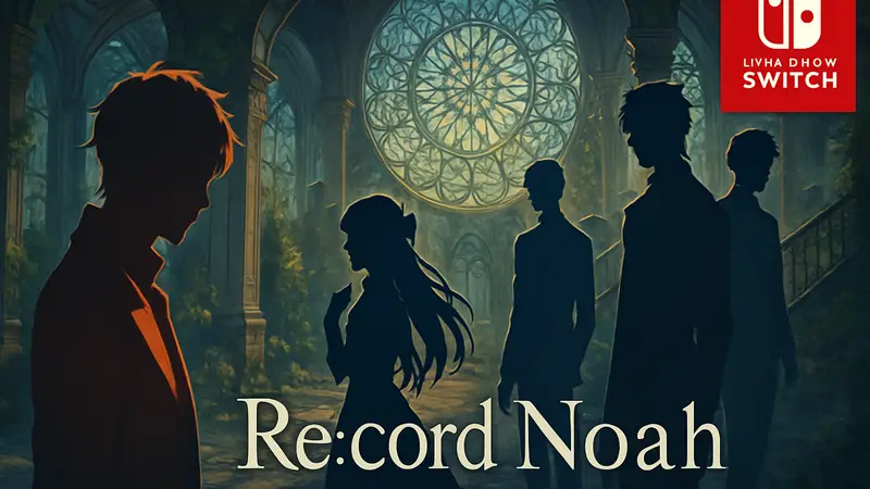 Обложка отомэ-игры Re:cord Noah: Fractal of Oblivion от Voltage для Nintendo Switch