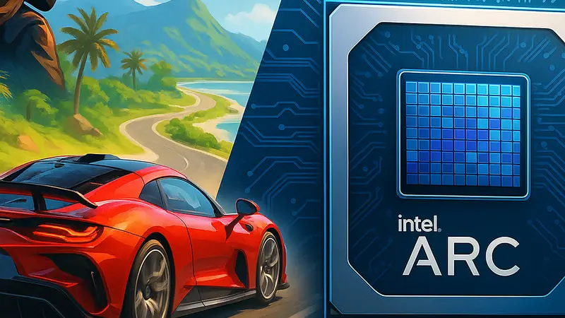 Интегрированный графический процессор Intel Arc B390 для Forza Horizon 6