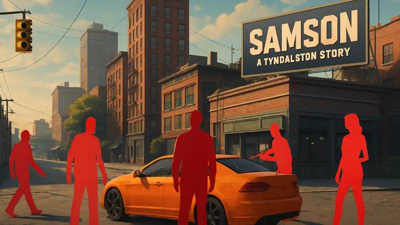 Скриншот из игры Samson: A Tyndalston Story, аналог GTA