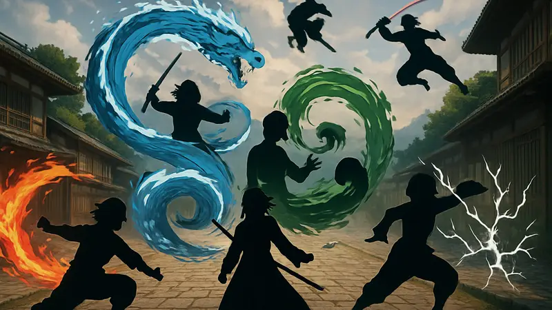 Хашира из аниме Demon Slayer демонстрируют свои боевые техники