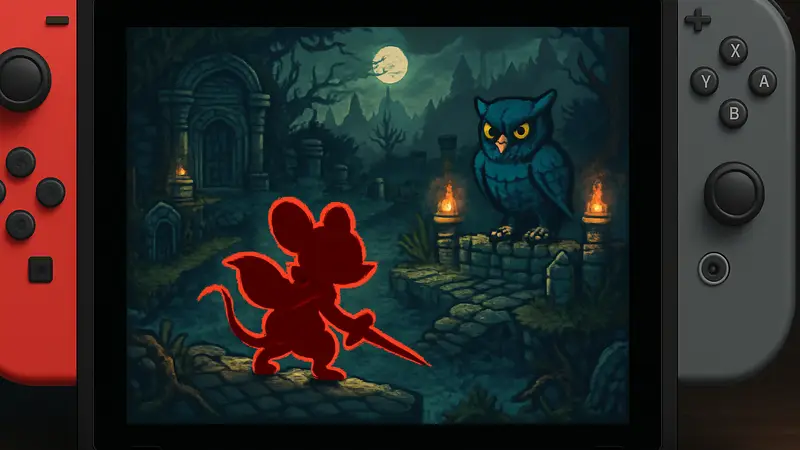 Скриншот или арт Mina the Hollower на Nintendo Switch в стиле Zelda