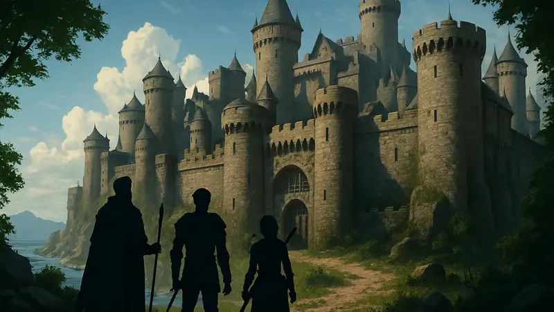 Обновлённый Канцлерский форт (Candlekeep) из ремейка Baldur's Gate на движке BG3.