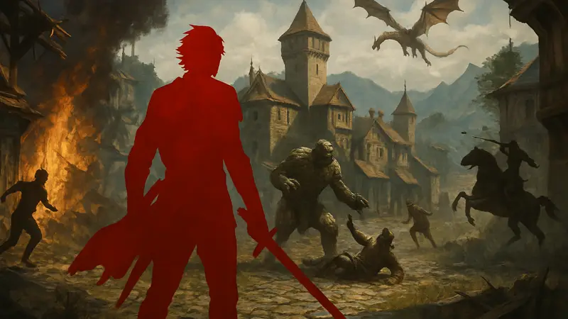 Игровой мир Crimson Desert с элементами хаоса и непредсказуемости