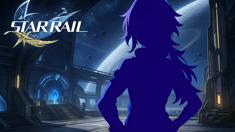 Honkai: Star Rail: арт Серебряного Волка в новой форме или логотип 4.1