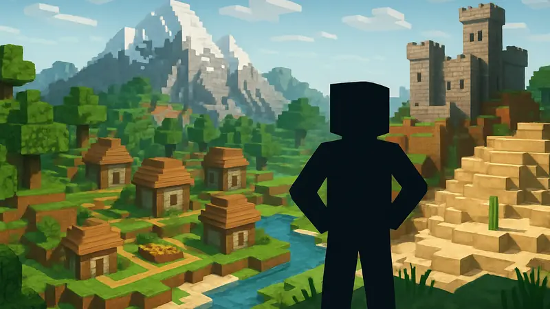 Разнообразные ландшафты и постройки, сгенерированные в Minecraft с использованием лучших сидов для версии 1.21.11.