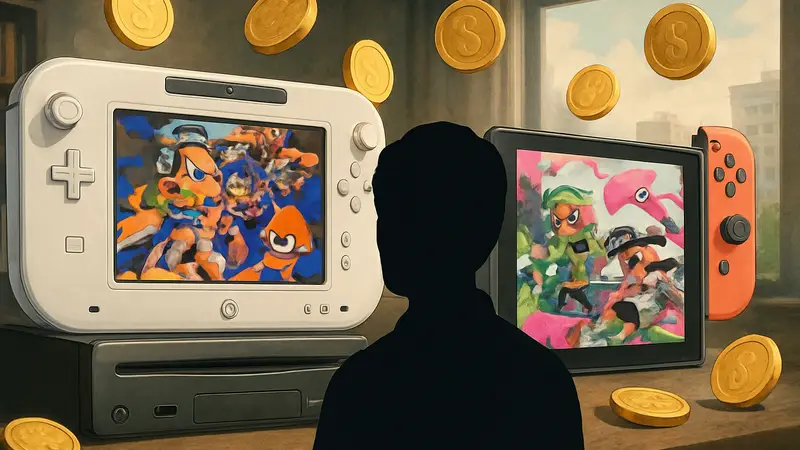 Игры Splatoon на консолях Nintendo, символизирующие сложность подсчета стоимости игровой франшизы.