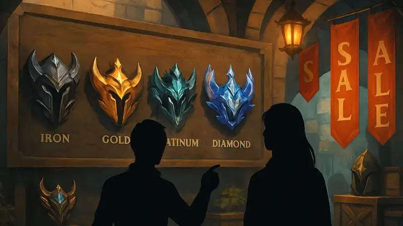 Ранги скинов League of Legends и распродажи