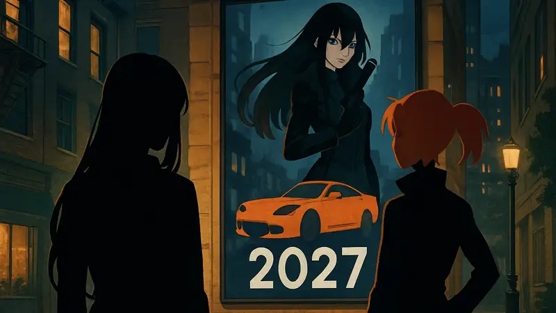 Аниме-адаптация манги Murciélago, тизер-визуал и анонс 2027 года.