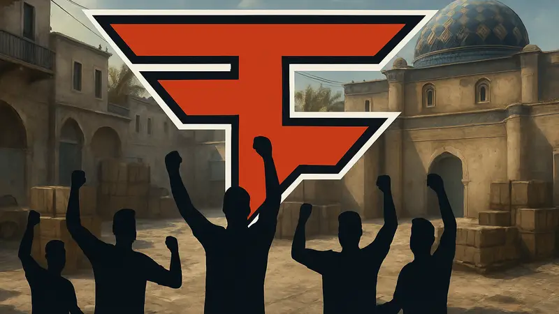 Логотип FaZe Clan после победы на турнире IEM Chengdu по CS2.