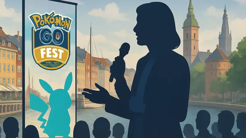 Лена Чилис из Niantic говорит о Pokemon Go на фестивале в Копенгагене, мобильный гейминг