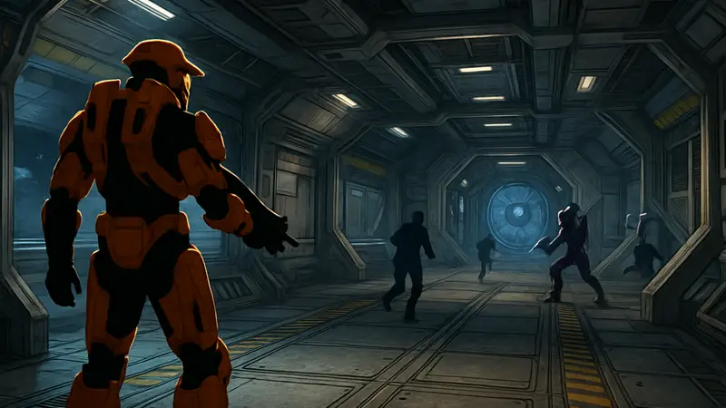Геймплейное видео миссии 'Столп Осени' из Halo: Campaign Evolved с улучшенной графикой