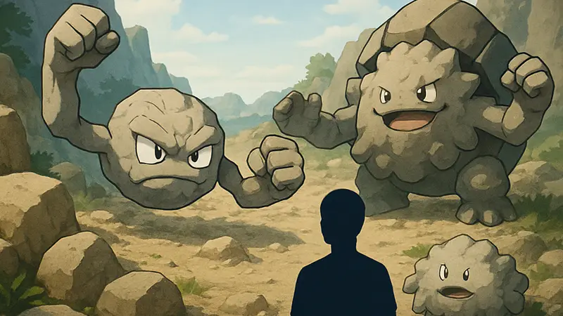 Геодуд из Покемон: иллюстрация каменного покемона, его эволюции и характеристики