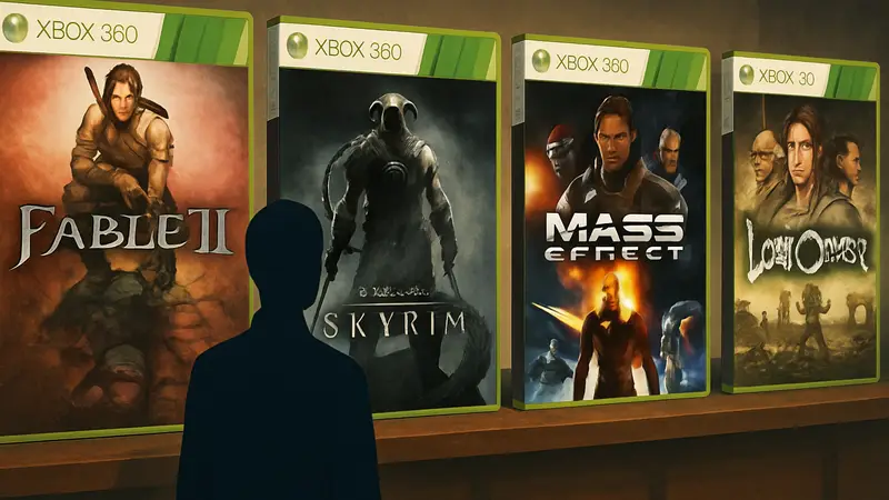 Обложки культовых RPG для Xbox 360, символизирующие ностальгию по играм