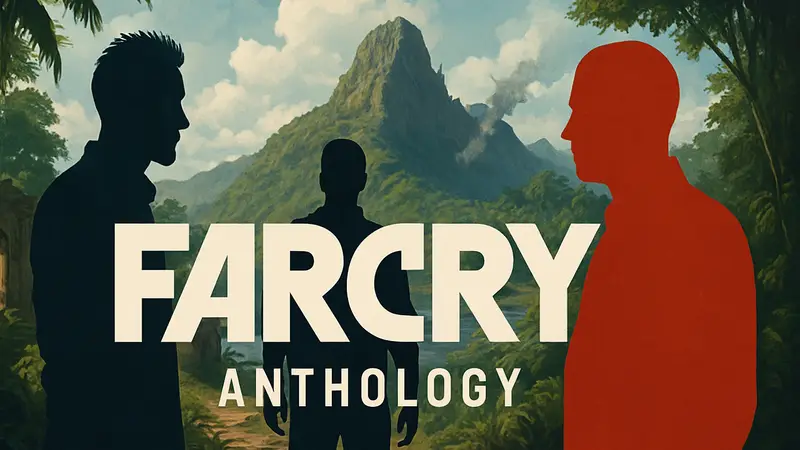 Логотип сериала Far Cry с упоминанием формата антологии и Ноя Хоули