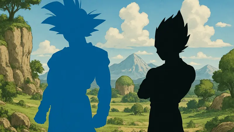 Новые иллюстрации Тоётаро по Dragon Ball: Гоку и Вегета в стиле автора