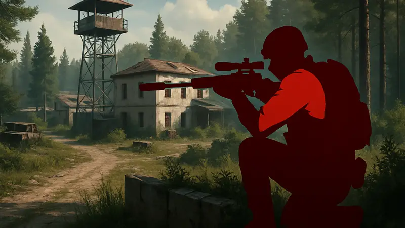 Снайпер с винтовкой в игре Gray Zone Warfare на обновлённой карте