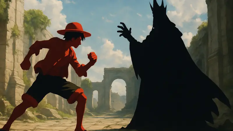 Луффи из One Piece в битве против Иму, глава 1189 манги, возможные спойлеры.