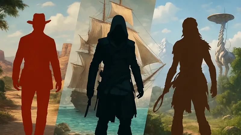 Подборка из трех игр с открытым миром для ожидания Assassin's Creed Black Flag Resynced.