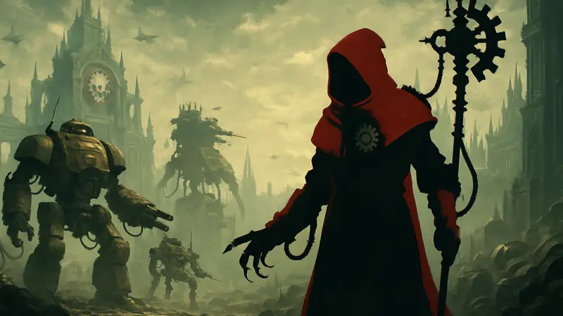 Адептус Механикус в трейлере Dawn of War 4, Warhammer 40,000k