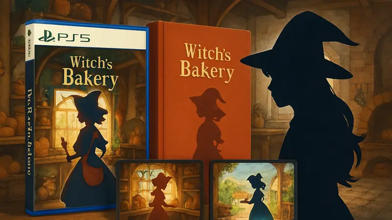 The Witch’s Bakery на PS5: обложка игры, кулинарная книга и скриншоты