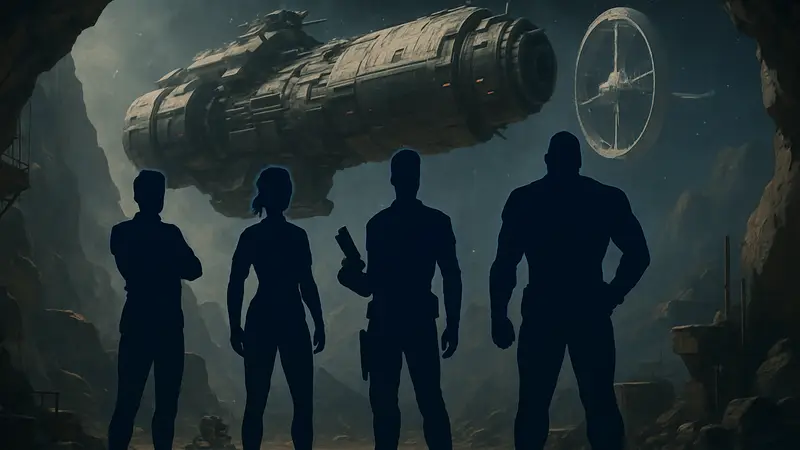 Группа персонажей из игры The Expanse: Osiris Reborn