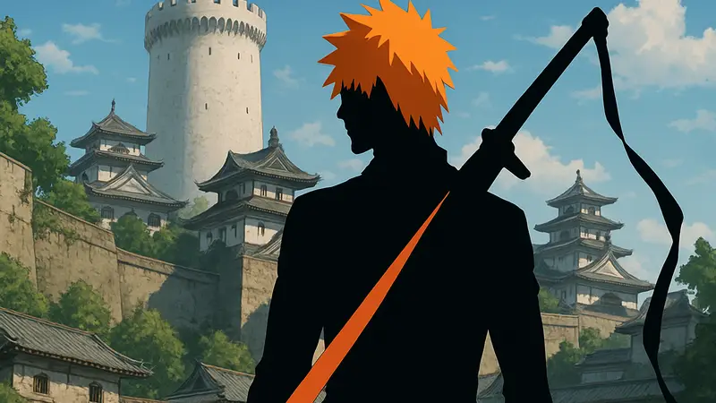 Арт из манги Bleach с Ичиго Куросаки