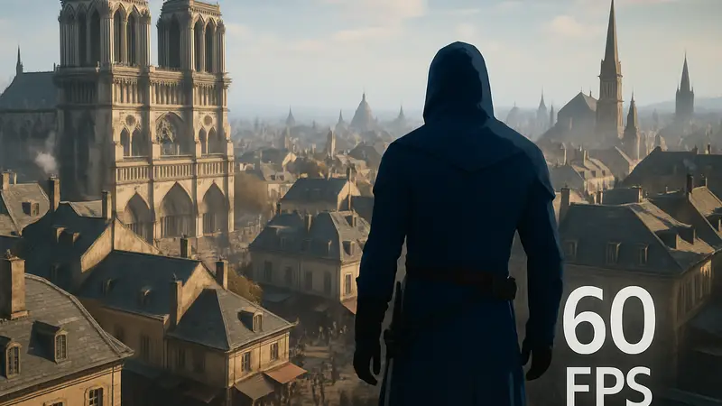 Скриншот из игры Assassin’s Creed Unity, анонс патча на 60 FPS для консолей нового поколения.