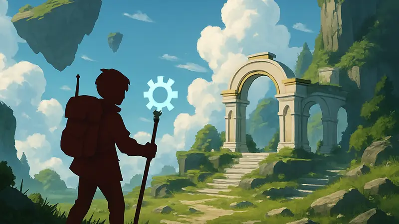 Игрок Pokopia исследует Сверкающие Небеса в поисках Тинкгиров.